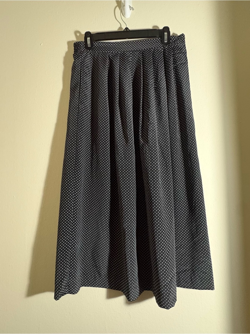 Full Length Black TanJay Polka Dot Skirt - Women’s Size 14